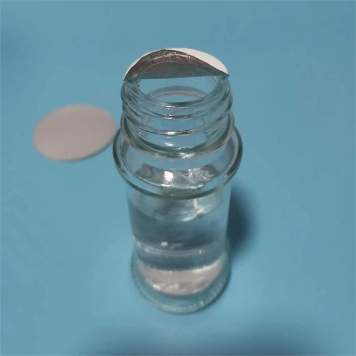 Custom logo printing aluminium foil lids seal one piece foil sealing liner for Glass jar(001)